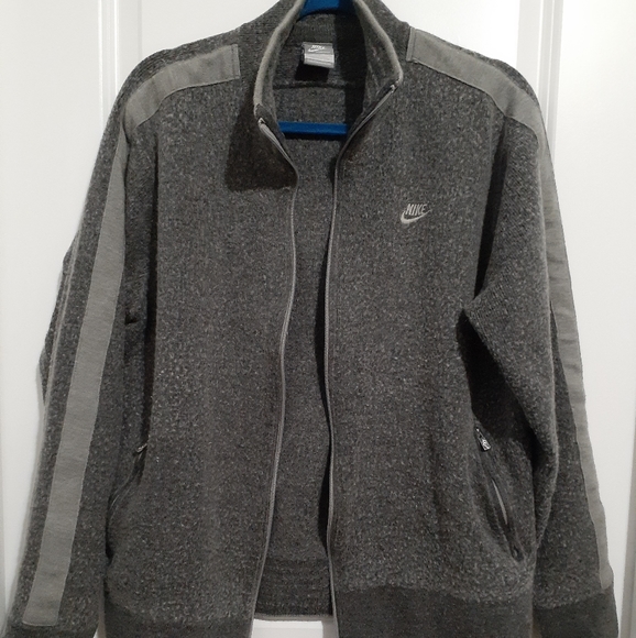 Grey Nike Wool Blend Track Jacket - Picture 4 of 9